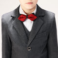 Charger l'image dans la visionneuse de la galerie, Grey Woolen Elegant 5 Piece Boys Suits