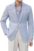 Load image into Gallery viewer, Light Summer Seersucker Leisure Men Jacket