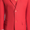 Load image into Gallery viewer, Red Classic Suits Set 5 Piece Boys Suits