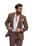 Load image into Gallery viewer, Summer Casual Linen Men's Slim Fit 2 Piece Suit