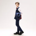 Load image into Gallery viewer, Navy Kid Formal Classic 5 Piece Boys Suits