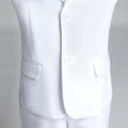 Load image into Gallery viewer, White Tuxedo 5 Piece Boys Suits