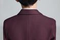 Load image into Gallery viewer, Purple Red Fashion 5 Piece Boys Suits