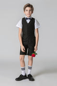 Load image into Gallery viewer, Black Outfit Summer 4 Piece Kids Boys