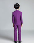 Load image into Gallery viewer, Purple Kid Boys Classic 5 Piece Boys Suits