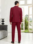 Load image into Gallery viewer, Mens Suit Slim Fit 3 Piece Suit Men Formal Tuxedo Set