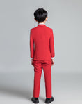 Load image into Gallery viewer, Red Classic Suits Set 5 Piece Boys Suits