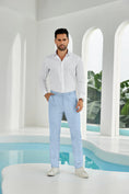 Load image into Gallery viewer, Seersucker Striped Men's Summer Pants