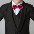 Load image into Gallery viewer, Black Formal Tuxedo 5 Piece Boys Suits