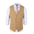 Load image into Gallery viewer, Khaki Men's Vest for Party, Wedding and Business