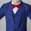 Load image into Gallery viewer, Royal Blue Formal Classic 5 Piece Kids Boys Suits