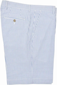 Charger l'image dans la visionneuse de la galerie, Casual Summer Lightweight Seersucker Suit Shorts Mens Set