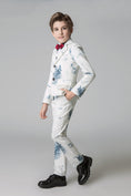 Load image into Gallery viewer, Unique Design Slim Fit Modern 5 Piece Boys Suits