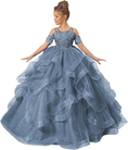Load image into Gallery viewer, Tulle Flower Girl Dresses for Wedding Lace Applique Princess