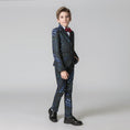 Load image into Gallery viewer, Unique Design Slim Fit Modern 5 Piece Boys Suits