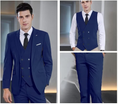 Load image into Gallery viewer, Stylish Peak Lapel Double Breasted One Button 3 Piece Men's Suit