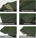 Charger l'image dans la visionneuse de la galerie, Retro Tweed Herringbone Slim Fit Notch Lapel Tuxedos Set Prom 3 Piece Men's Suit