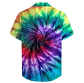 Load image into Gallery viewer, Graphic Tie Dye Casual Men's Shirt Daily Evening Party Vacation Summer Shirts