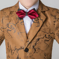 Load image into Gallery viewer, Unique Design Slim Fit Modern 5 Piece Boys Suits