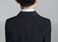 Cargar la imagen en la vista de la galería, Black Plaid Elegant 5 Piece Boys Suits
