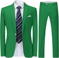 Load image into Gallery viewer, Single-Breasted One Button Center 2 Pieces Men's Suit