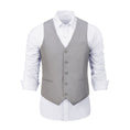 Load image into Gallery viewer, Light Grey Men's Vest for Party, Wedding and Business