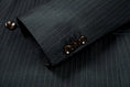 Load image into Gallery viewer, Designer Style Men's Two Button Stripe Blazer