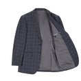 Load image into Gallery viewer, Dark Grey Plaid Men's 3 Piece Set for Party, Wedding and Business