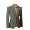 Charger l'image dans la visionneuse de la galerie, Simple Winter Tweed Herringbone 2 Pieces Mens Suits 2784