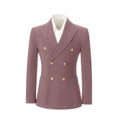 Load image into Gallery viewer, Double Breasted Peak Lapel Corduroy Suit 2 Pieces Men's Suits Jacket+Pants 2765