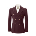 Load image into Gallery viewer, Double Breasted Peak Lapel Corduroy Suit 2 Pieces Men's Suits Jacket+Pants 2765