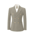 Load image into Gallery viewer, Double Breasted Peak Lapel Corduroy Suit 2 Pieces Men's Suits Jacket+Pants 2765