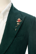 Load image into Gallery viewer, Winter Corduroy Peak Lapel 2 Pieces Men's Suits Jacket+Pants 2786