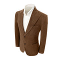 Load image into Gallery viewer, Winter Corduroy Peak Lapel 2 Pieces Men's Suits Jacket+Pants 2786