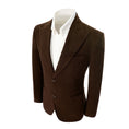 Load image into Gallery viewer, Winter Corduroy Peak Lapel 2 Pieces Men's Suits Jacket+Pants 2786