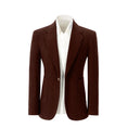 Load image into Gallery viewer, Classical One Button Corduroy Suit 2 Pieces Men's Suits Jacket+Pants 2787