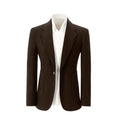Load image into Gallery viewer, Classical One Button Corduroy Suit 2 Pieces Men's Suits Jacket+Pants 2787