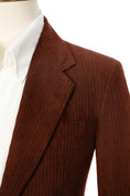 Load image into Gallery viewer, Classical One Button Corduroy Suit 2 Pieces Men's Suits Jacket+Pants 2787