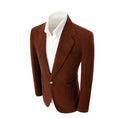 Load image into Gallery viewer, Classical One Button Corduroy Suit 2 Pieces Men's Suits Jacket+Pants 2787