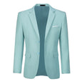 Load image into Gallery viewer, Mint Green Men's Two Button Blazer for Party, Wedding and Business