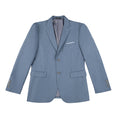 Load image into Gallery viewer, Denim Blue Two Button Wedding 3 Pieces Slim Fit Men Suits