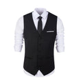 Load image into Gallery viewer, Black Men's Vest for Party, Wedding and Business