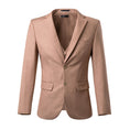 Load image into Gallery viewer, Khaki Men's Two Button Blazer for Party, Wedding and Business