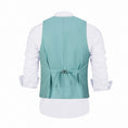 Load image into Gallery viewer, Mint Green Men's Vest for Party, Wedding and Business