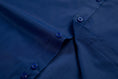 Load image into Gallery viewer, Blue Men's Urban Stylish Casual Business Slim Fit Long Sleeve Button Up Dress Shirt