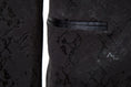 Load image into Gallery viewer, New Arrival Black Unique Patterned Party Banquet 3 Piece Men Suits