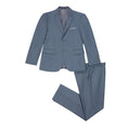 Load image into Gallery viewer, Denim Blue Two Button Wedding 3 Pieces Slim Fit Men Suits