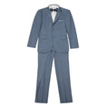 Load image into Gallery viewer, Denim Blue Two Button Wedding 3 Pieces Slim Fit Men Suits