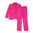 Load image into Gallery viewer, Fuchsia Two Button Wedding 2 Pieces Men's Suits Jacket+Pants