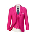 Load image into Gallery viewer, Fuchsia Men's Two Button Blazer for Party, Wedding and Business